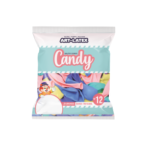 BALÃO 12 CANDY SORTIDO