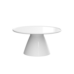 BOLEIRA CAKE 22CM BRANCA