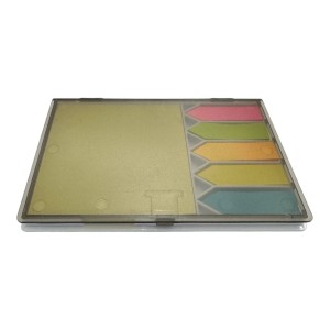 ESTOJO PLÁSTICO COM POST-IT