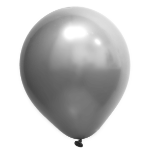 BALÃO 9 CROMADO PRATA